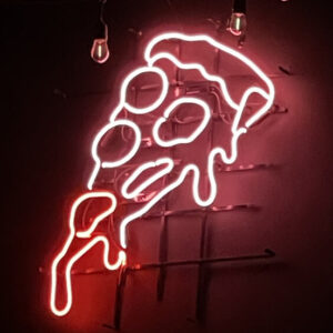 Pizza neon sign via Creative Commons